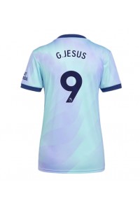 Arsenal Gabriel Jesus #9 Voetbaltruitje 3e tenue Dames 2024-25 Korte Mouw